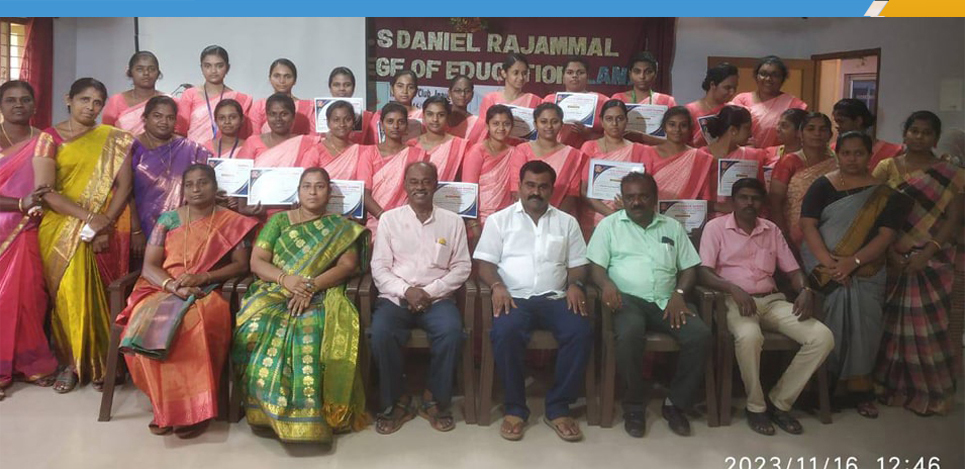 T.D.T.A.D.S. Daniel Rajammal College of Education